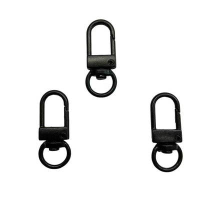 Colorful Zinc Alloy Keychain Hooks 33mm Baking Painted 50pcs 3