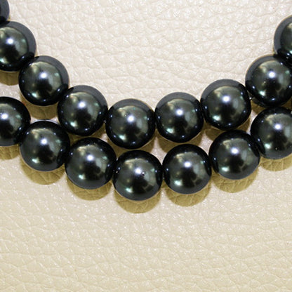 Pearl Glass Beads 10mm Imitation Smooth Lustrous Finish 20pcs 15