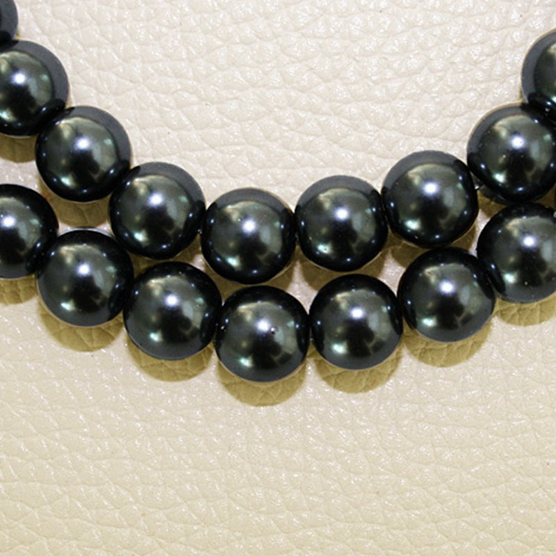 Pearl Glass Beads 10mm Imitation Smooth Lustrous Finish 20pcs 15