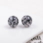 Transparent Leopard Print Acrylic Beads 16mm Colorful Glossy 50pcs 4