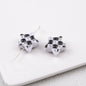 Waffle Pattern Star Acrylic Beads 19mm Colorful Mixed 20pcs 16