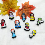 Silicone Focal Beads Genie Cartoon Princess Character Set 20pcs 3