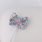 Rhinestone Bow Clay Beads 30mm Full Covered 5pcs 15