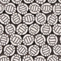 Rugby Clay Beads 10mm Polymer Brown White Laces 50pcs 8