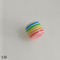 Striped Resin Beads 12mm Large Hole Multicolor Chunky 100pcs 8