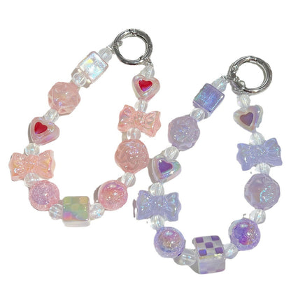 Glow Heart Acrylic Beads 15mm Two-Color Glow In The Dark 50pcs 4