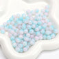 Crackle Round Glass Beads 8mm Multicolor Mixed 30pcs 25