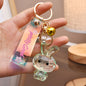 Acrylic Transparent Rabbit Keychain Creative Cute Bunny Charm 7