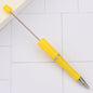 Beadable Plastic Pens 101 Colors Matte Pastel Shimmering Rainbow