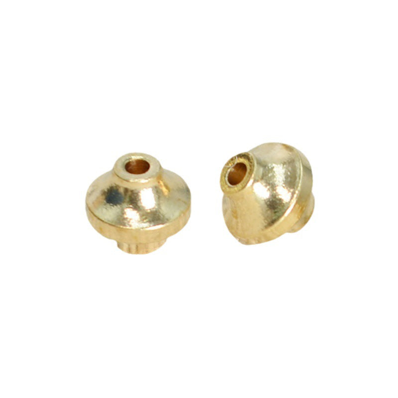 Brass UFO Spacer Beads 4mm Smooth 100pcs 5