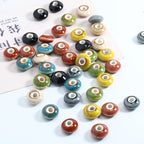 Ceramic UFO Spacer Beads 12mm Vintage Fambe Blaze 40pcs 6