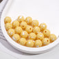 Colorful Speckled Acrylic Beads 12mm Round Mixed Colors 200pcs 9
