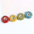 Ceramic Round Spacer Beads 20mm Antique Fambe Glaze 20pcs 4