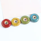 Ceramic Round Spacer Beads 20mm Antique Fambe Glaze 20pcs 4