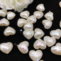 Pearl Faceted Heart Acrylic Beads 19mm Iridescent Plating 20pcs 4