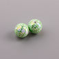 Plating Spider Web Acrylic Beads 15mm Halloween Glossy 50pcs 11