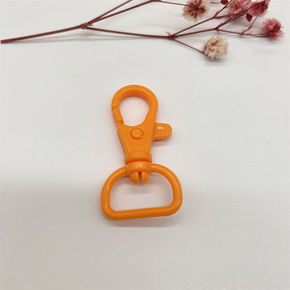 Colorful Plastic Swivel Snap Hook Keychain Clasps 40mm 20pcs 9