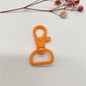 Colorful Plastic Swivel Snap Hook Keychain Clasps 40mm 20pcs 9