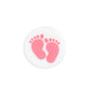 Silicone Focal Beads Nature Theme Circle Badge Love Mom 10pcs 15
