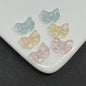 Transparent Bow Glass Beads 14mm Clear Mix 100pcs 6