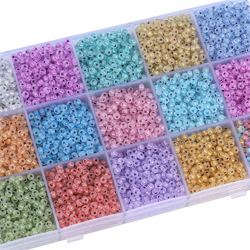 Silver-plated Vintage Seed Glass Beads 3mm Timeless Shimmer 600pcs 2