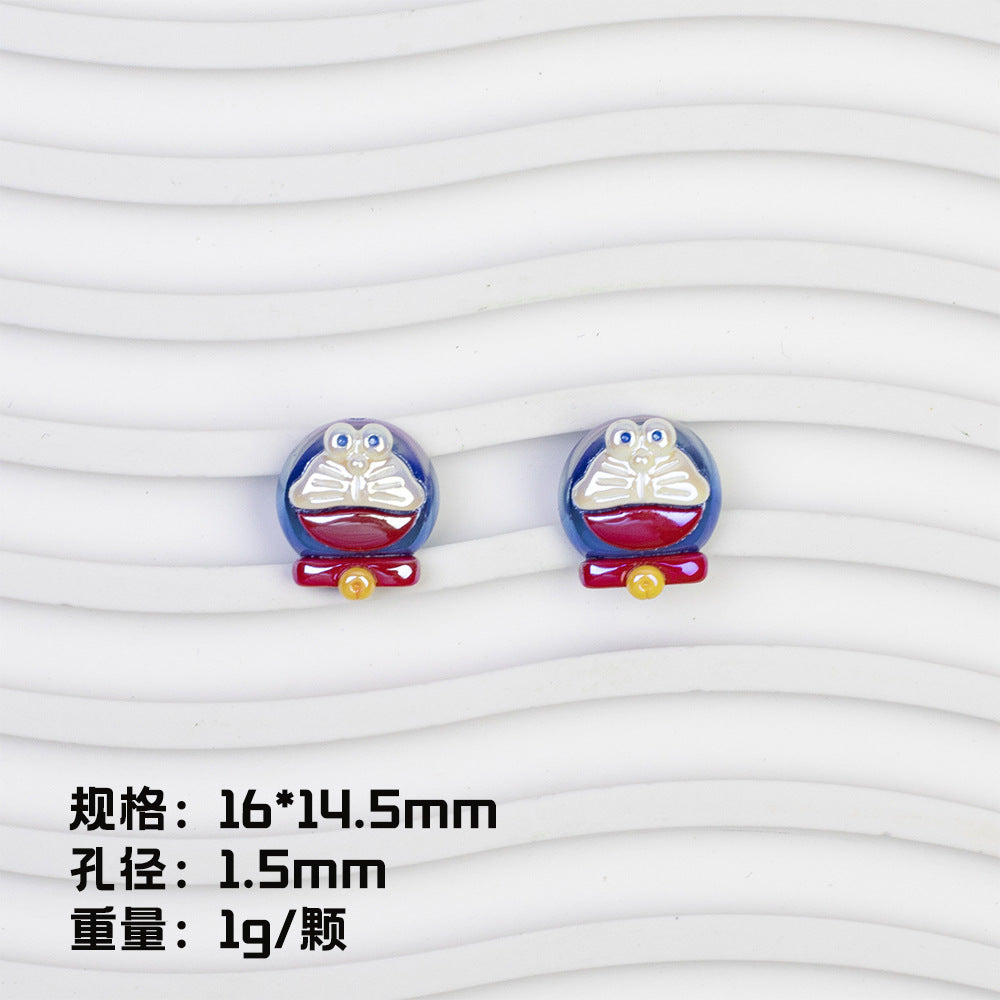 Disney Series Character Resin Beads Playful Faces 20pcs 8