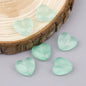 Colored Heart-Shaped Transparent Glass Beads 12mm 20pcs 7
