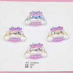 Glossy Resin Beads Swimming Sanrio Characters 2mm Hole 10pcs 6