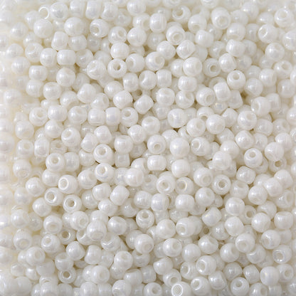 Czech Seed Glass Beads 4mm Glossy Pastel Colors 300pcs 12