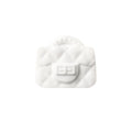 Handbag Silicone Beads Quilted Mini Purse Solid Colors 10pcs 5