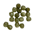 Fluid Glitter Resin Barrel Beads 12mm Natural Shimmer Large Hole 100pcs 5