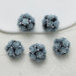 Embellished Flower Cluster Clay Beads 20mm Gradient Rose 10pcs 35
