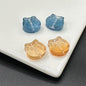 Cat Transparent Glass Beads 14mm Pastel Translucent 100pcs 2