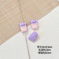 Baking Painted Good Sign and Teacup Bear Metal Beads 17mm 10pcs 17