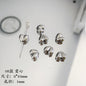 Cartoon Metal Beads Silver Pink Tone Playful Enamel 10pcs 10