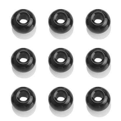 Glass Spacer Beads 14mm Colorful Smooth Large Hole 20pcs 8