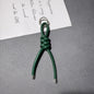 Braided PU Leather Keychain Knot Design Colorful 15cm 3pcs 17