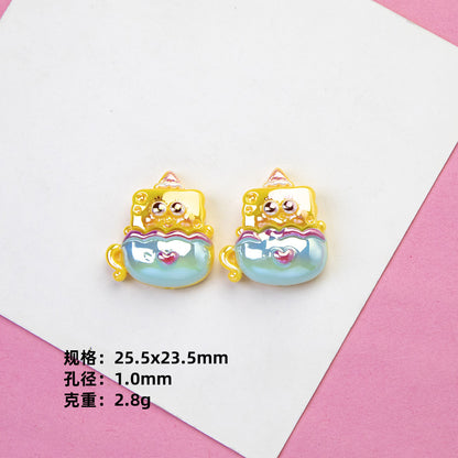Spongebob Series Resin Beads Glossy Pastel Character Faces 20pcs 12