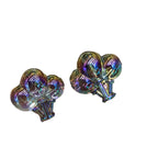 UV Plating Balloon Acrylic Beads 22mm Transparent Colorful 100pcs 5