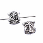 Elephant Metal Beads 11mm Antique Silver Tone Alloy 30pcs 3