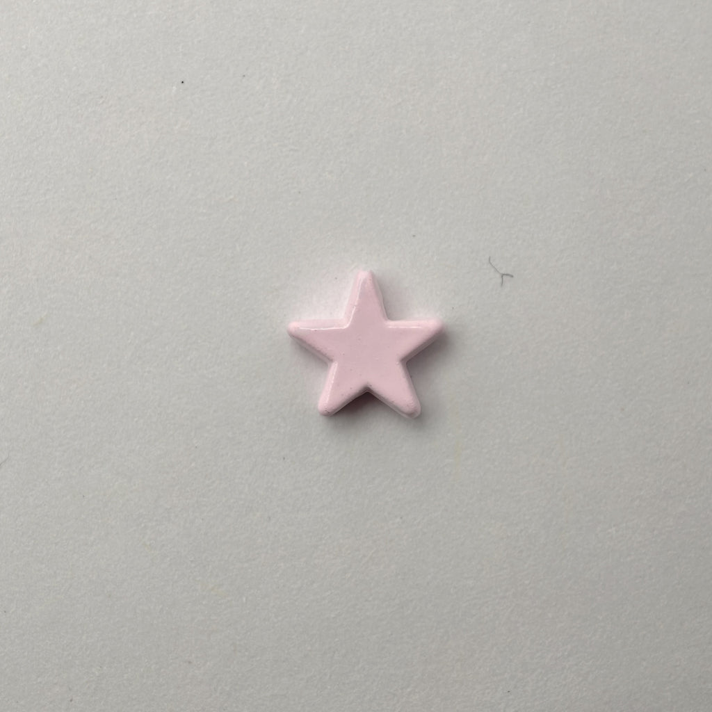 Star Metal Beads 10mm Smooth Painted Pastel Colors 20pcs 4