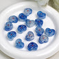 Bow Pattern Heart Resin Beads 20mm Colorful Mixed 10pcs 20