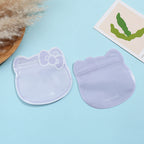 Hello Kitty Head Shaped Ziplock Bags PTE Plastic 13x13cm 100pcs 6
