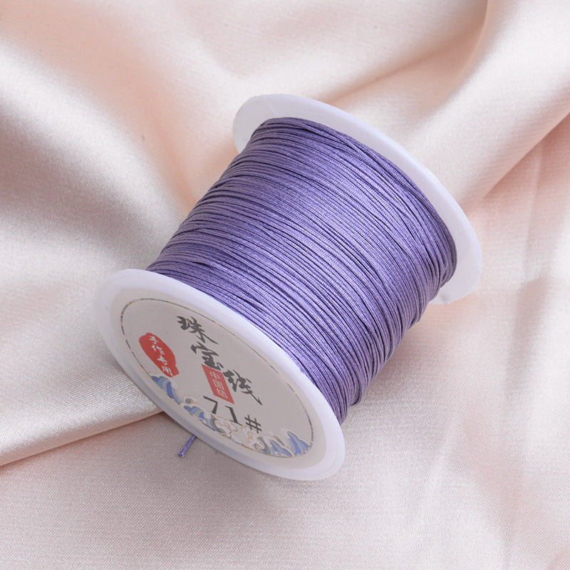 Nylon Thread Solid Color Glossy Finish 0.4mm 60m Spool 51