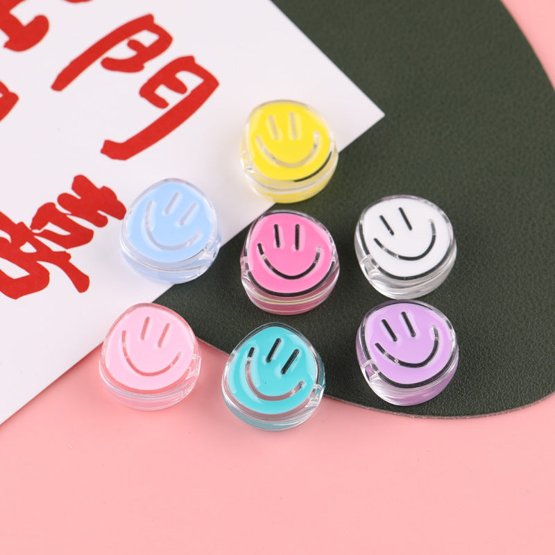 Transparent Enamel Lollipop Series Acrylic Beads 20-30mm Playful Mixed 20pcs 6
