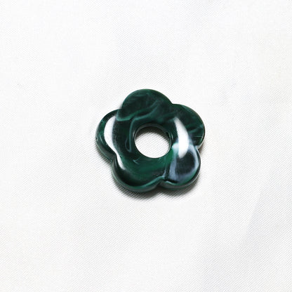 Acrylic Flower Spacer Beads 26mm Hollow Five Petal Large Hole 100pcs 4