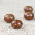 Wood Rondelle Spacer Beads 8x11mm Polished Abelia Wood 100pcs 2