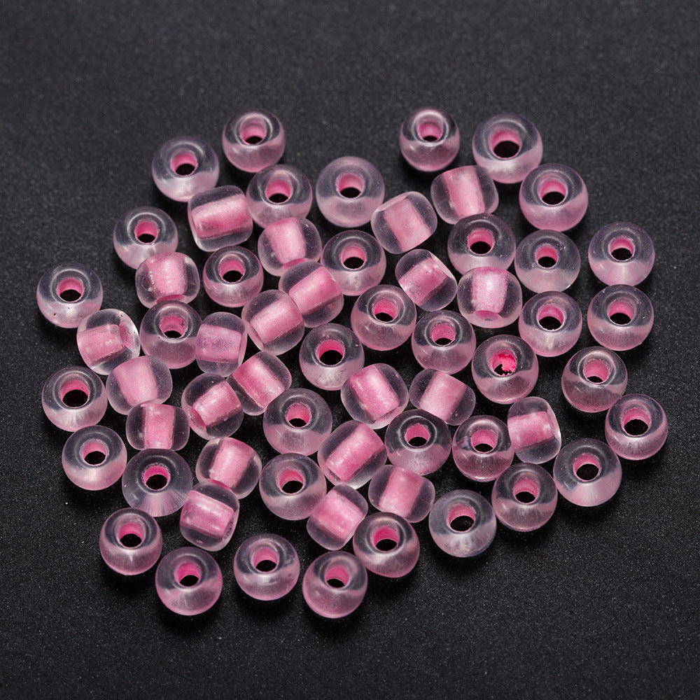 Glow In The Dark Seed Glass Beads 3mm Multicolor Stripes 1800pcs 37