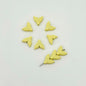 Mermaid Tail Metal Beads 10mm Pastel Painted Scales 20pcs 11