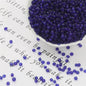 Frosted Transparent Seed Glass Beads 3mm Mixed Colors 1400pcs 17
